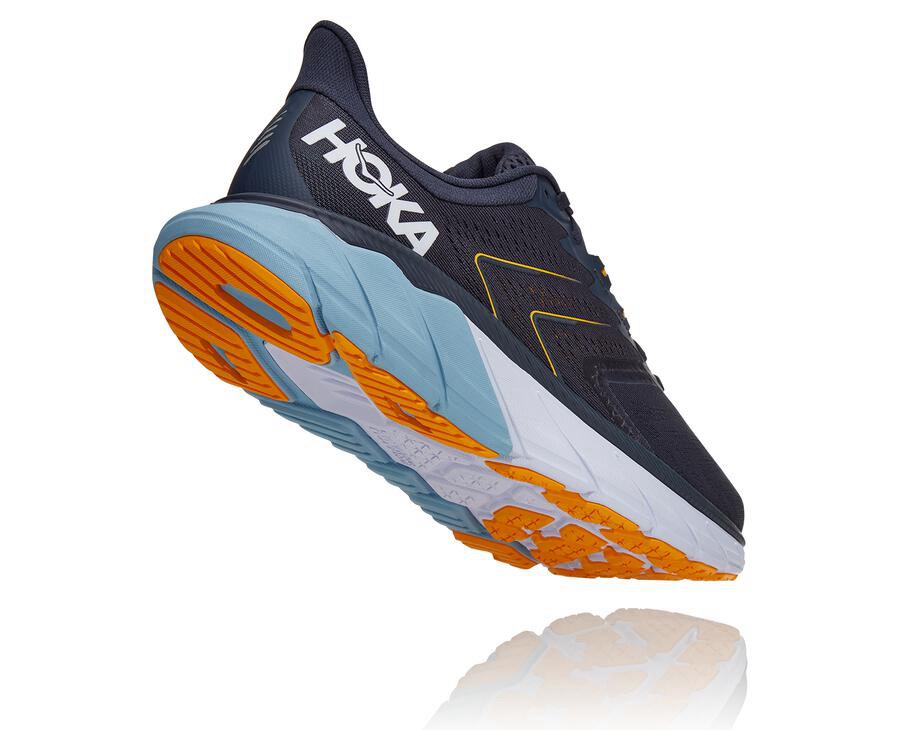 Running Shoes Mens - Hoka One One Arahi 5 - Navy - ULKPXEC-30